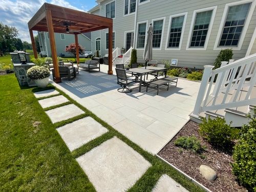 Porcelain Paver Patio