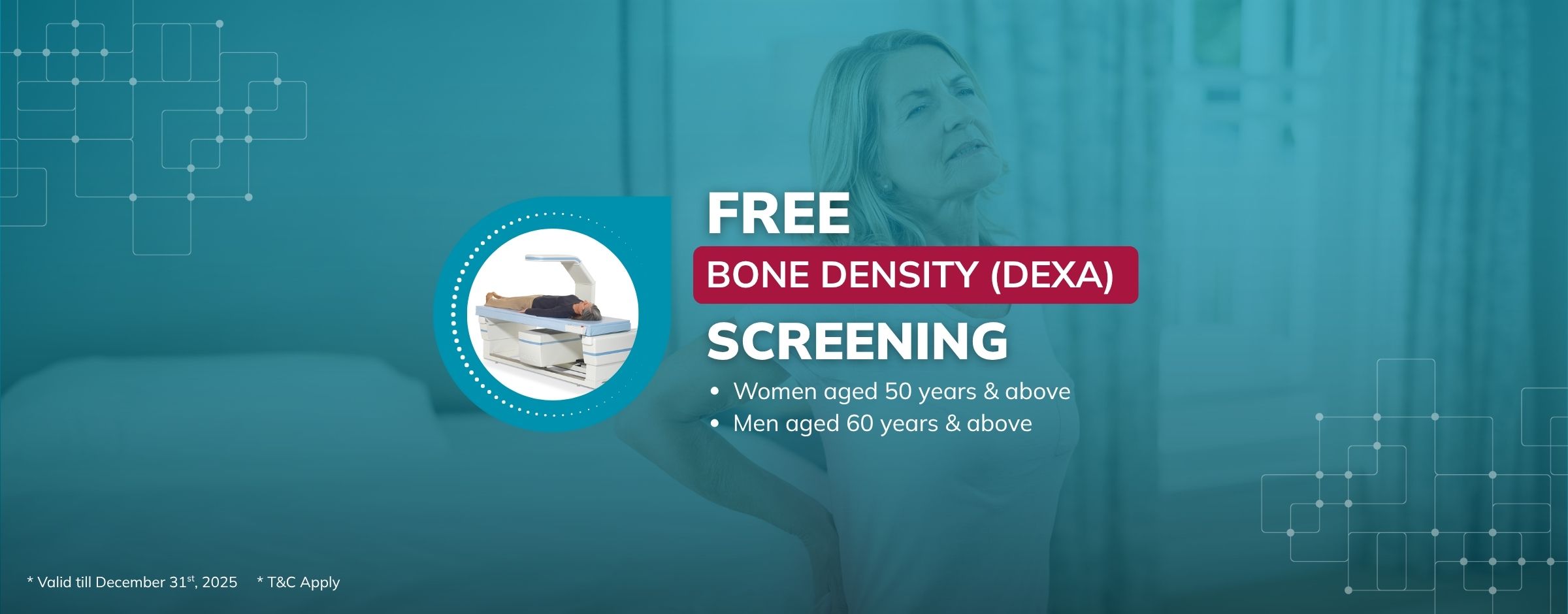 Free Bone Density (DEXA) Scan in Dubai