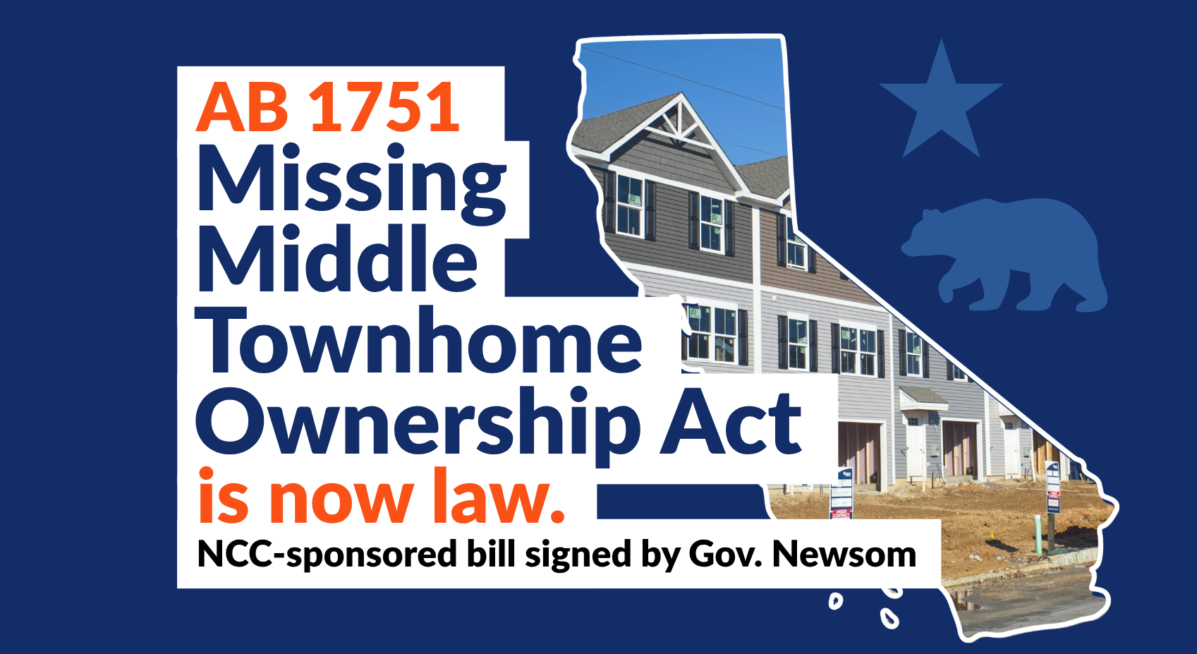Big Housing Win: AB 1751, the Missing Middle Townhome Ownership Act, Signed into Law