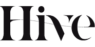Stylized black text spelling 'Hive' with a sharp, modern serif font on a white background.