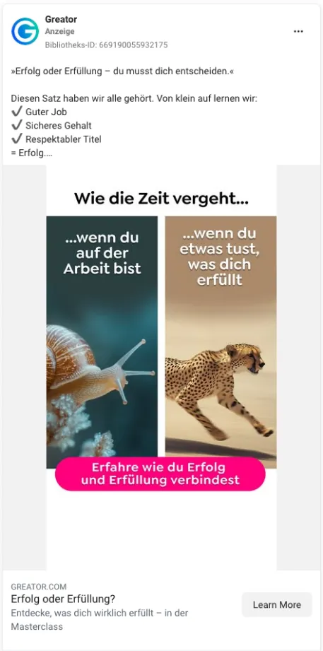Storytelling in Ads durch Identifikation