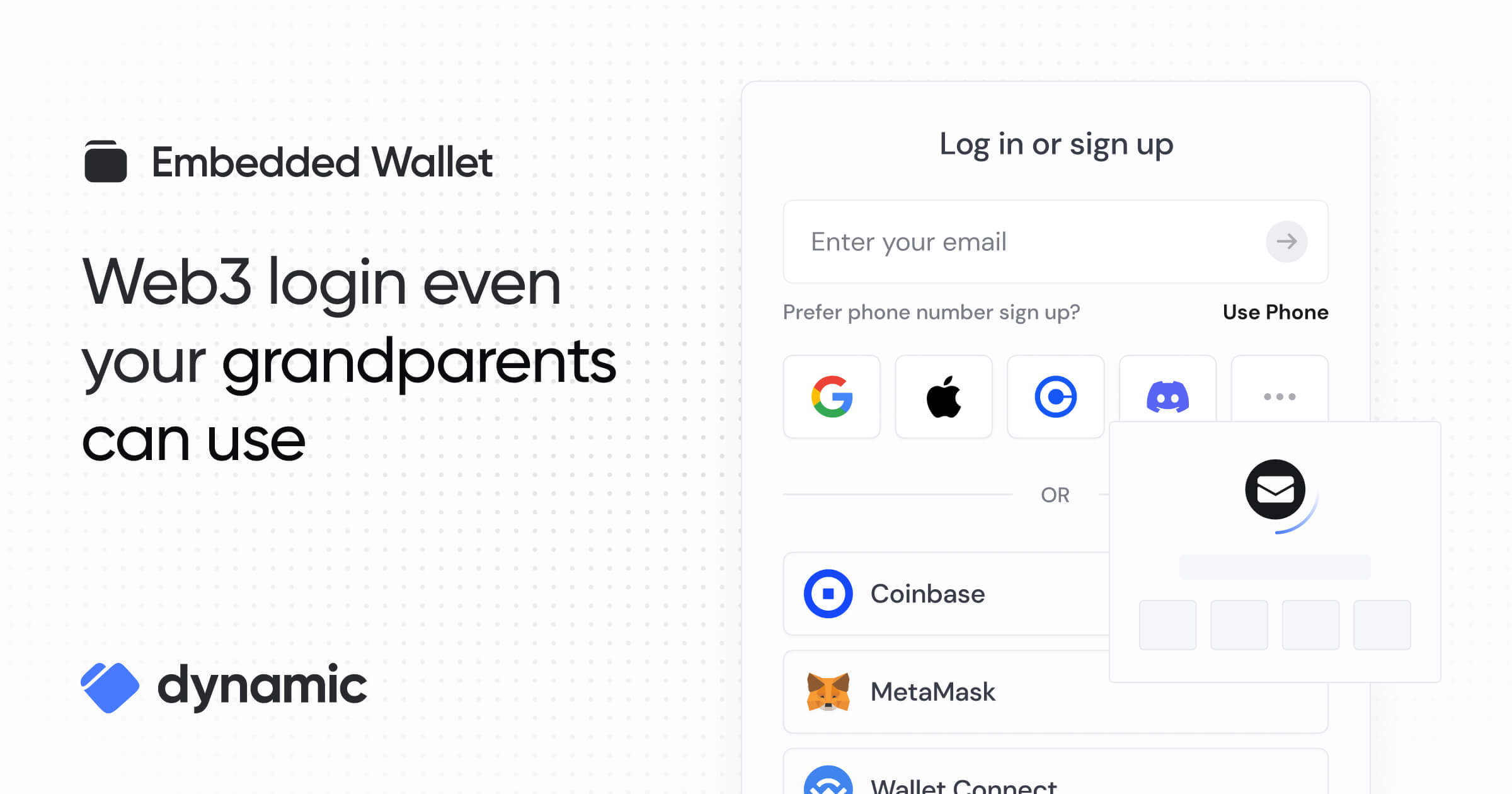 Non-Custodial Embedded Wallets for Web3 Apps and Stablecoins