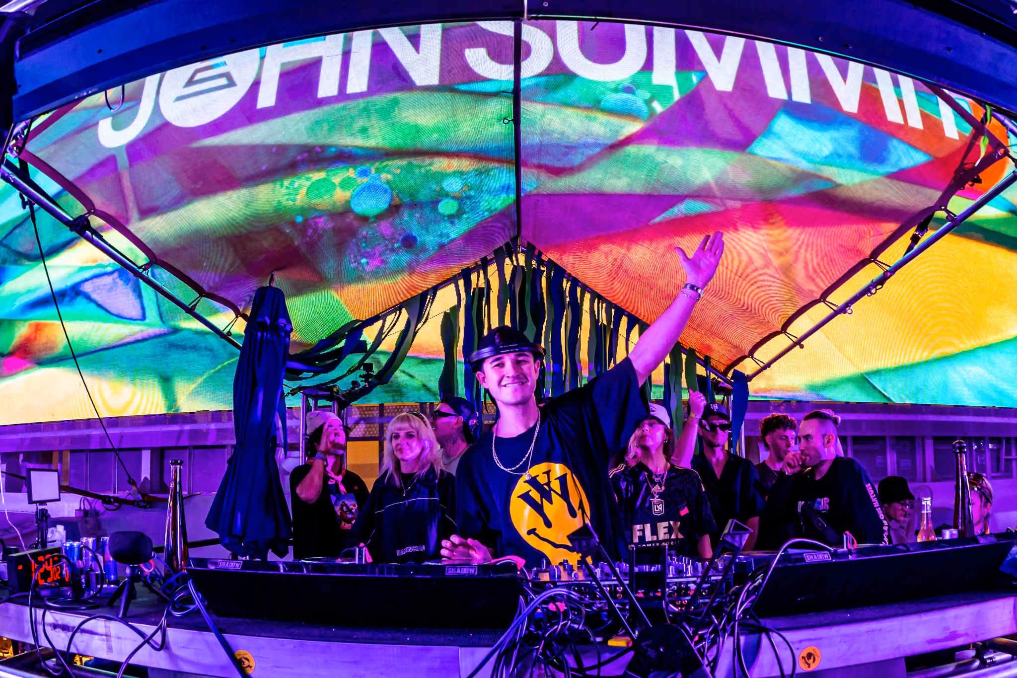 John Summit performing on Groove Cruise Miami house music stage