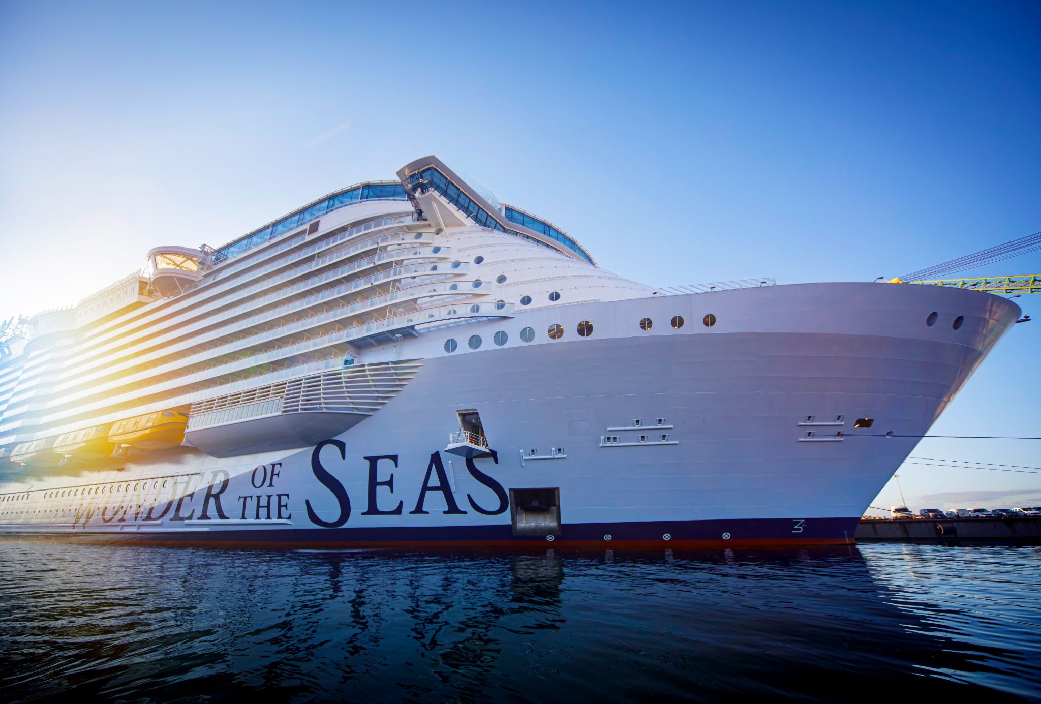 Exterior view of cruise music festival aboard Royal Caribbean’s Wonder of the Seas