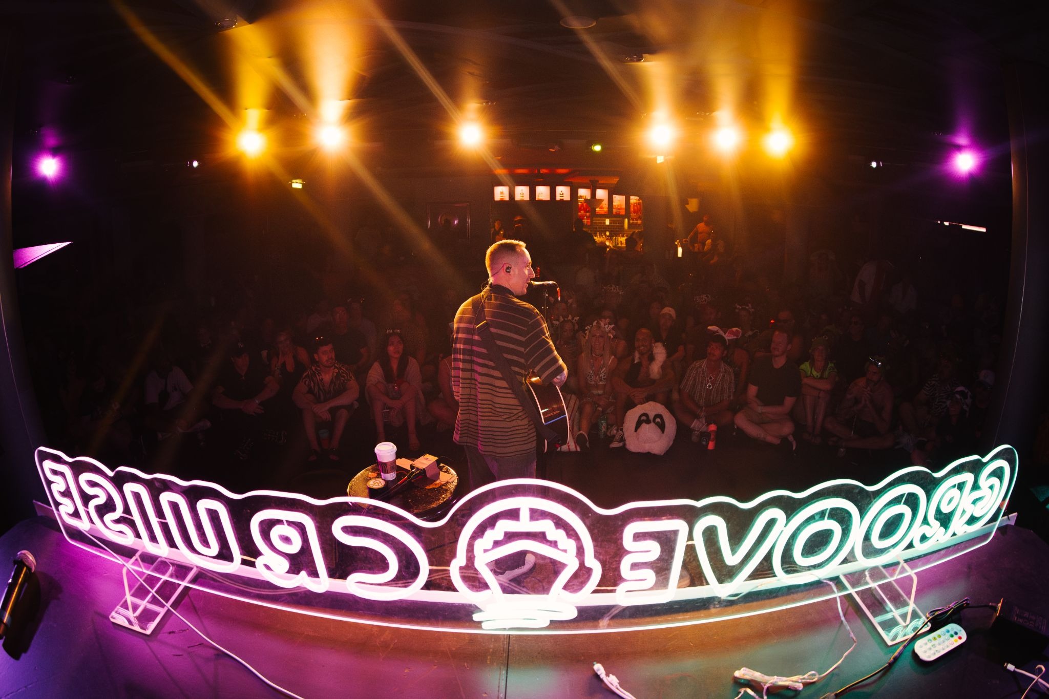 Ryan Key of Yellowcard performing an intimate set during Taking Back Emo aboard Groove Cruise‍