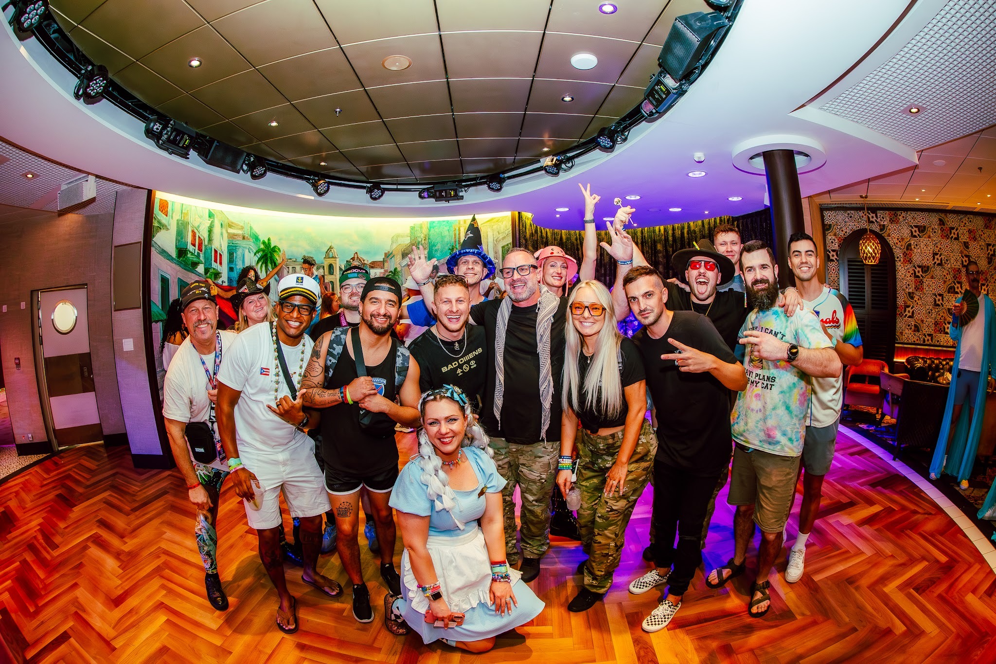 Captains meetup on Groove Cruise 2026 bringing together new friends on a music festival cruise.