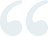 left side white quotation mark