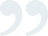 right side white quotation mark