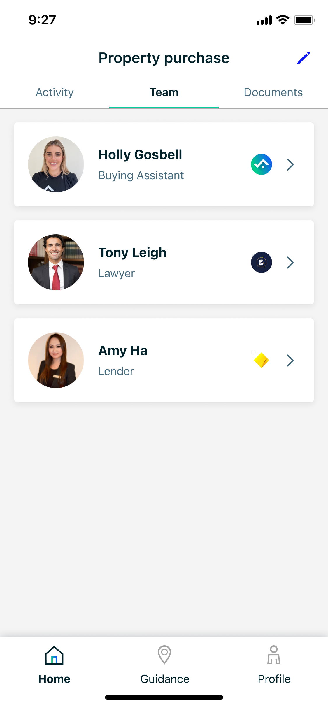 Home-in Team