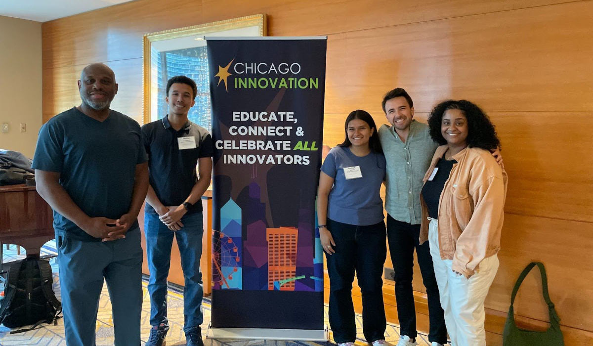 Interns and staff attending Chicago Climate Innovation