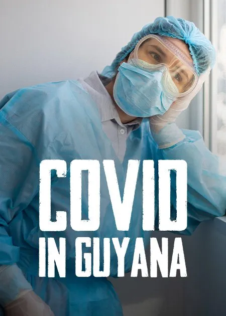 Covid in Guyana French show cover
