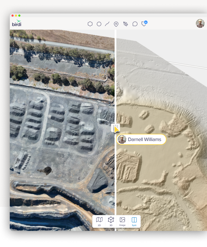 Upload a range of geospatial data types into Birdi