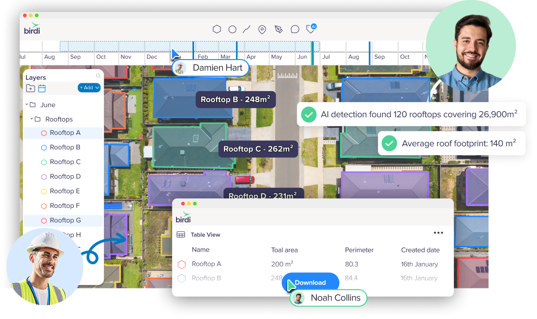 Birdi helps construction teams with a shared record of their sites