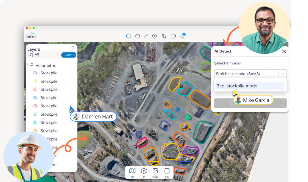 Birdi provides a single source of geospatial truth for your entire team
