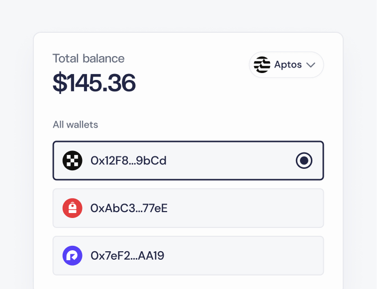 Aptos - Multi-Wallet Handling & Merging