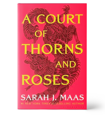 Book Cover of A Court of Thorns and Roses by Sarah J. Maas