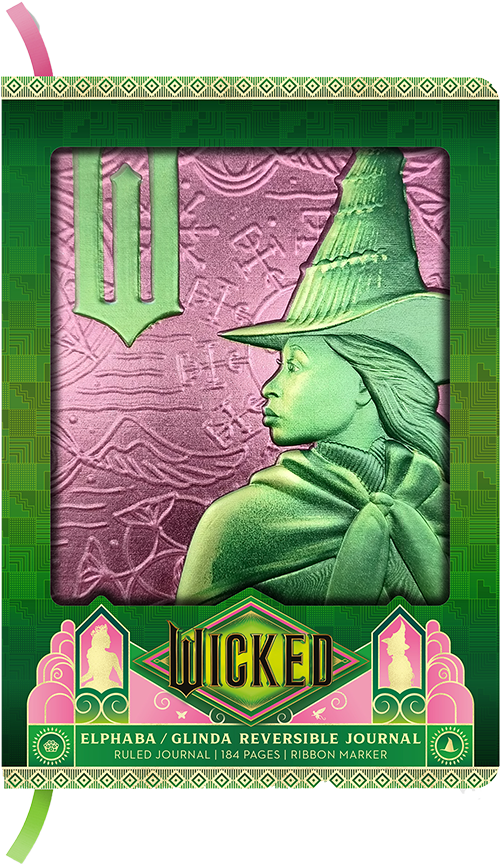 Wicked: Elphaba / Glinda Reversible Sculpted Journal