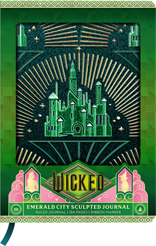 Wicked: Emerald City Sculpted Journal