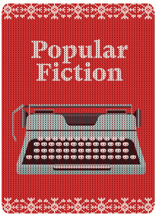 Popular Fiction Genre image using a sweater motif.