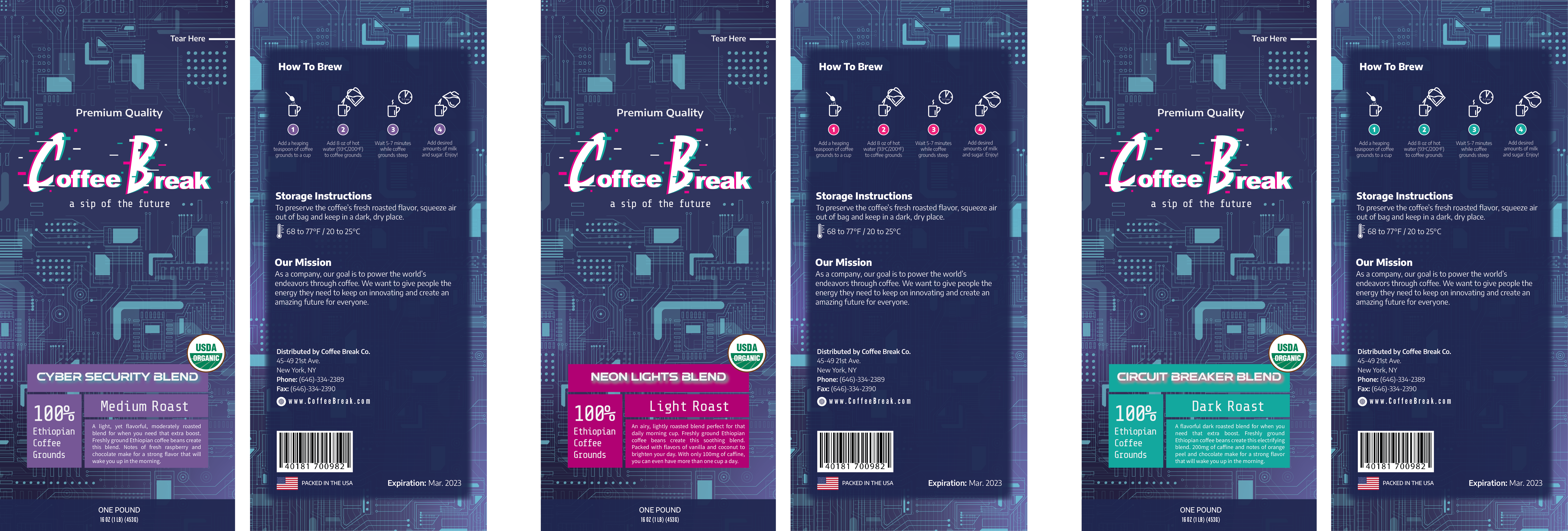 Final package design for Coffee Break