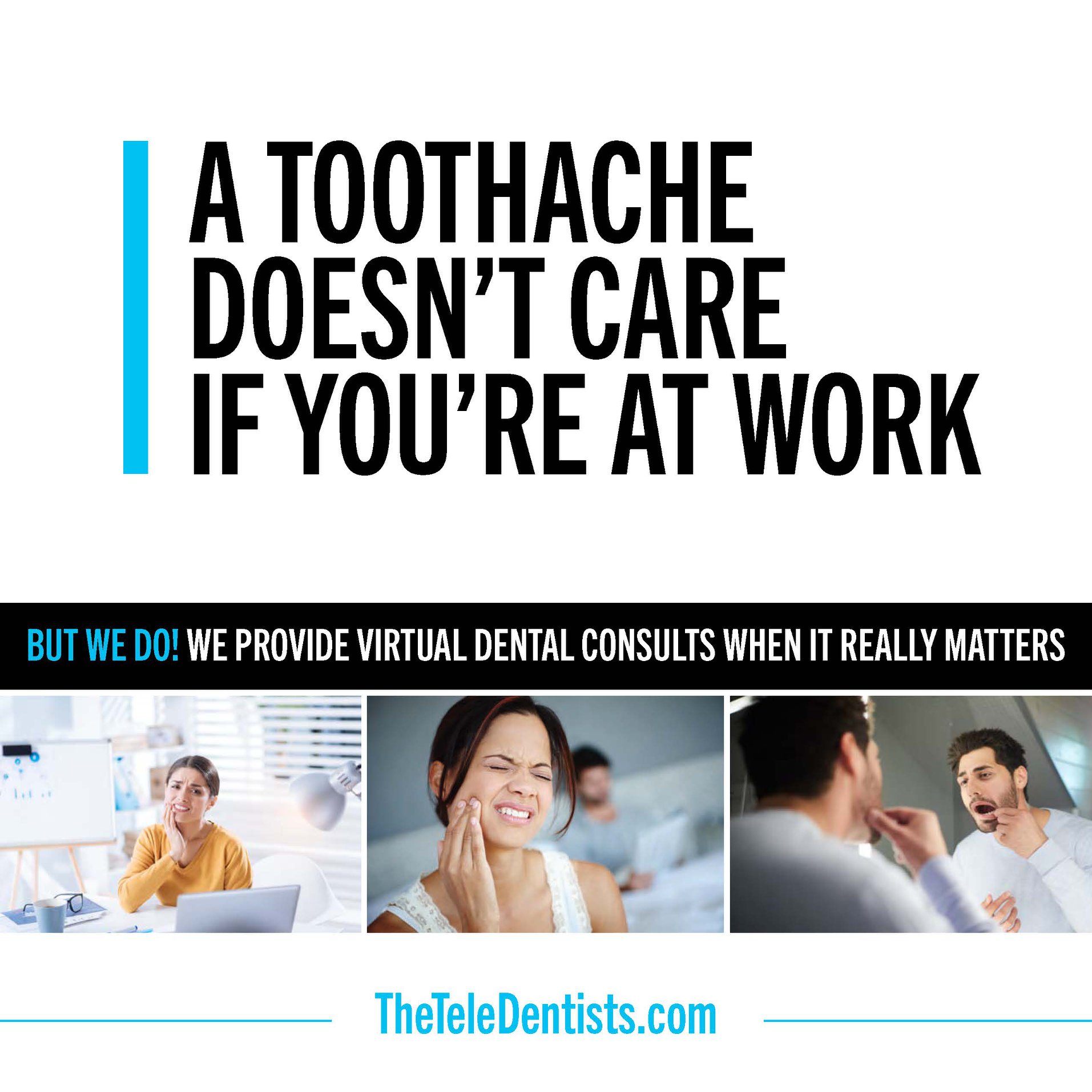 Toothache during work