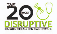 The 20 Most Disruptive Healthcare Solution Providers 2018 Award Graphic