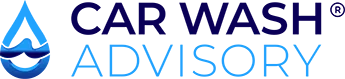 CWA logo featuring a stylized blue water droplet with Car Wash Advisory in blue text below.