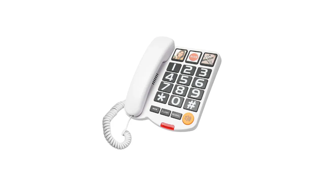 Big Button Phone with 3 Pictures