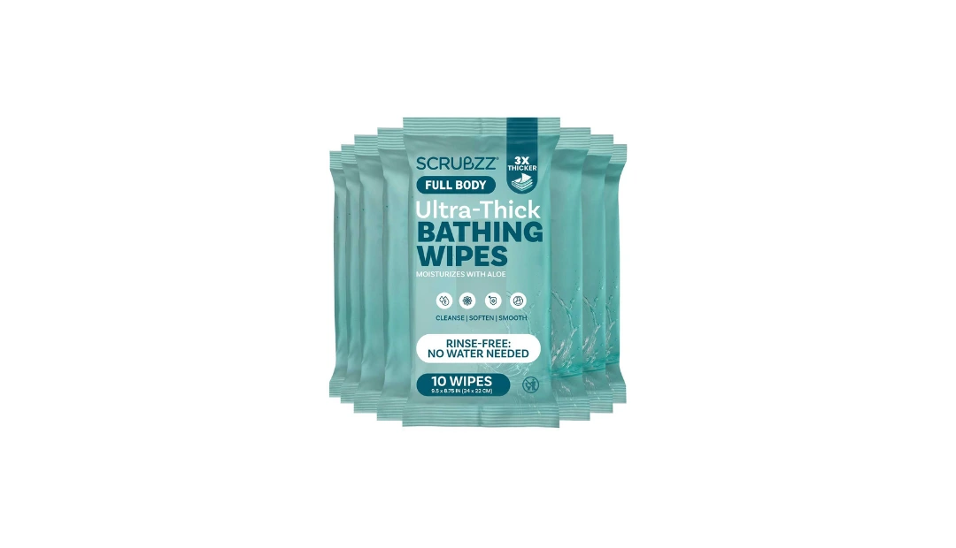 Ultra-Thick Rinse-Free Bathing Wipes