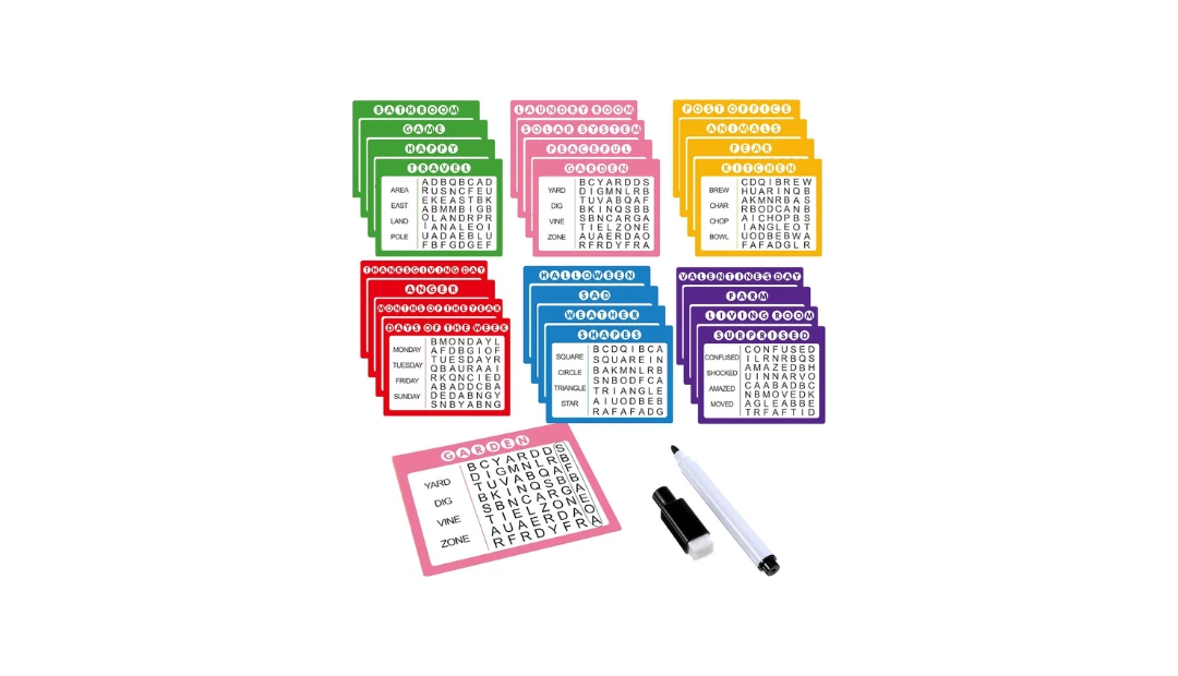 Reusable Word Search - Short Words