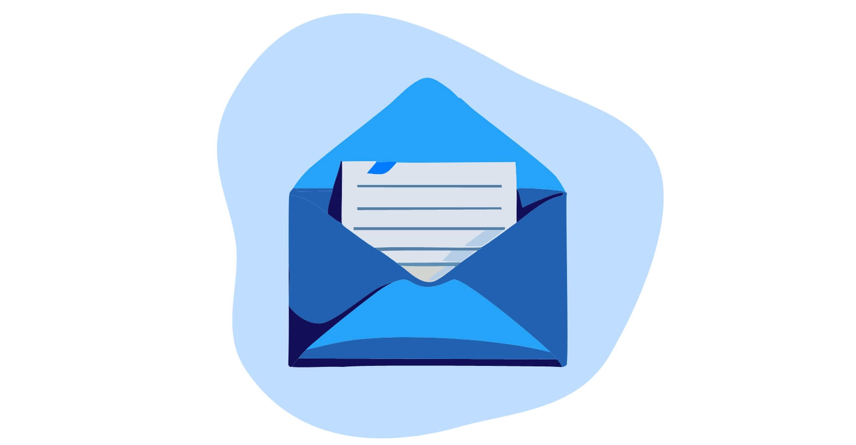 Hand writing a letter of intent