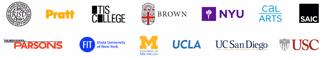 Art Colleges where PMAI students got accepted