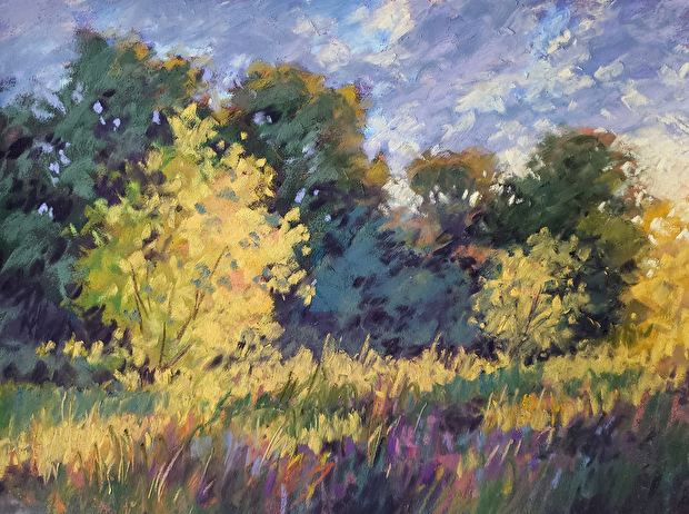 Colorful painting of boats on water by artist André Derain, who we will study in the "Fauve Landscapes" course