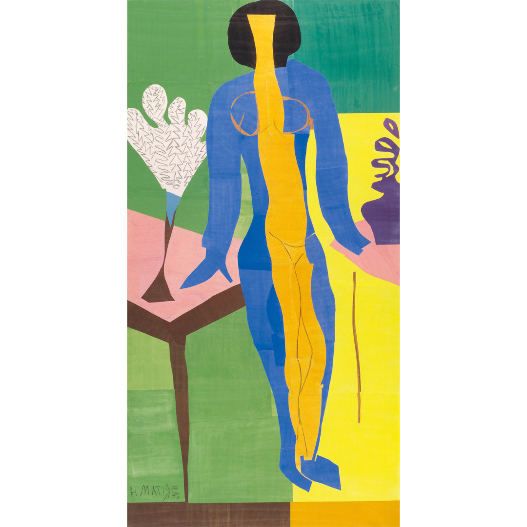 Colorful painting of boats on water by artist André Derain, who we will study in the "Fauve Landscapes" course