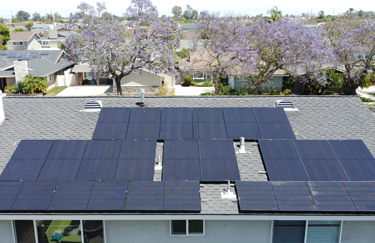 roofing and solar panels
