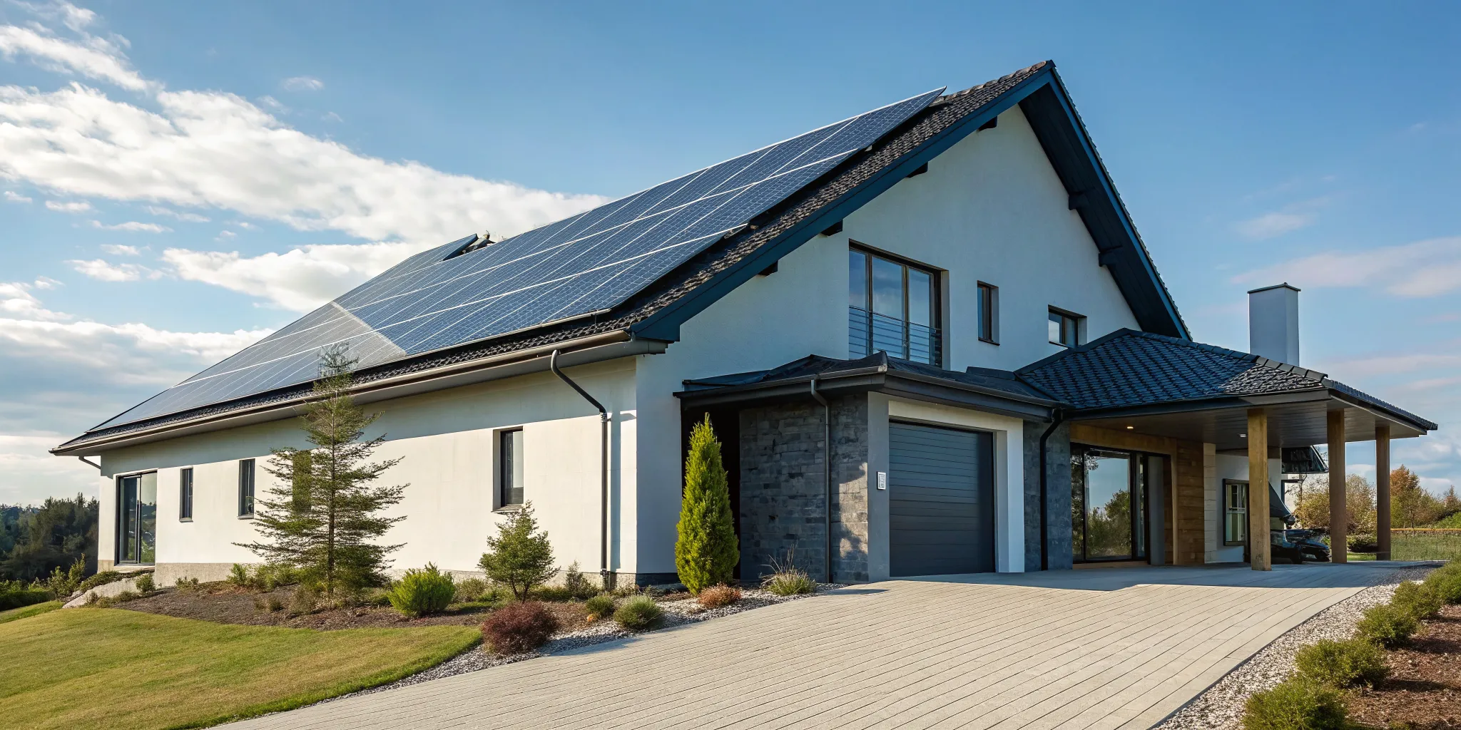 Solar panel backup battery cost for a home with a rooftop solar installation.