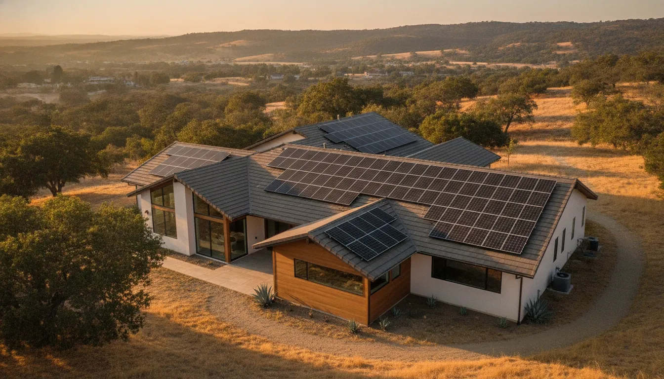 California home with a professionally designed solar energy system