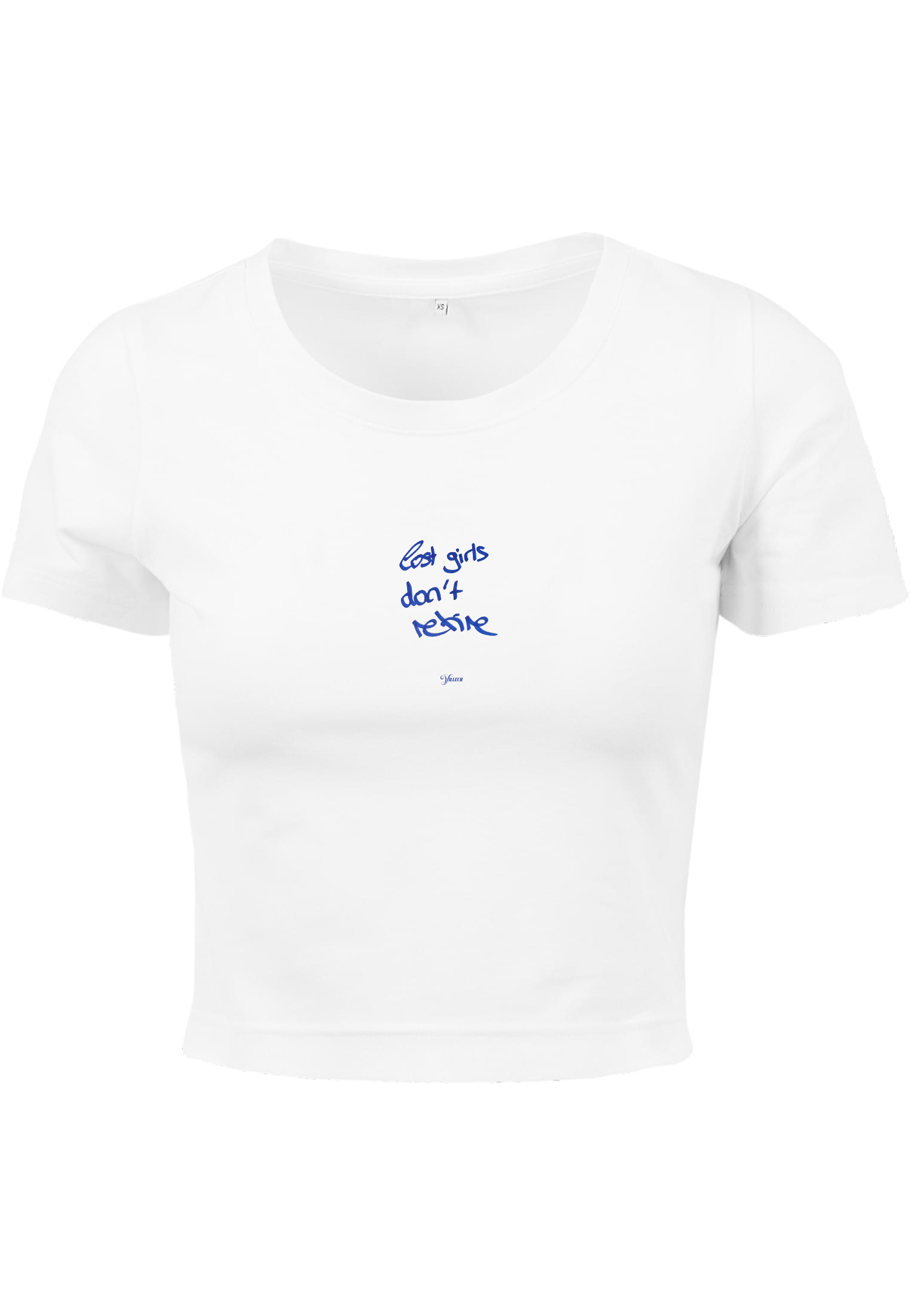 Lost Girls Crop Top - WHITE