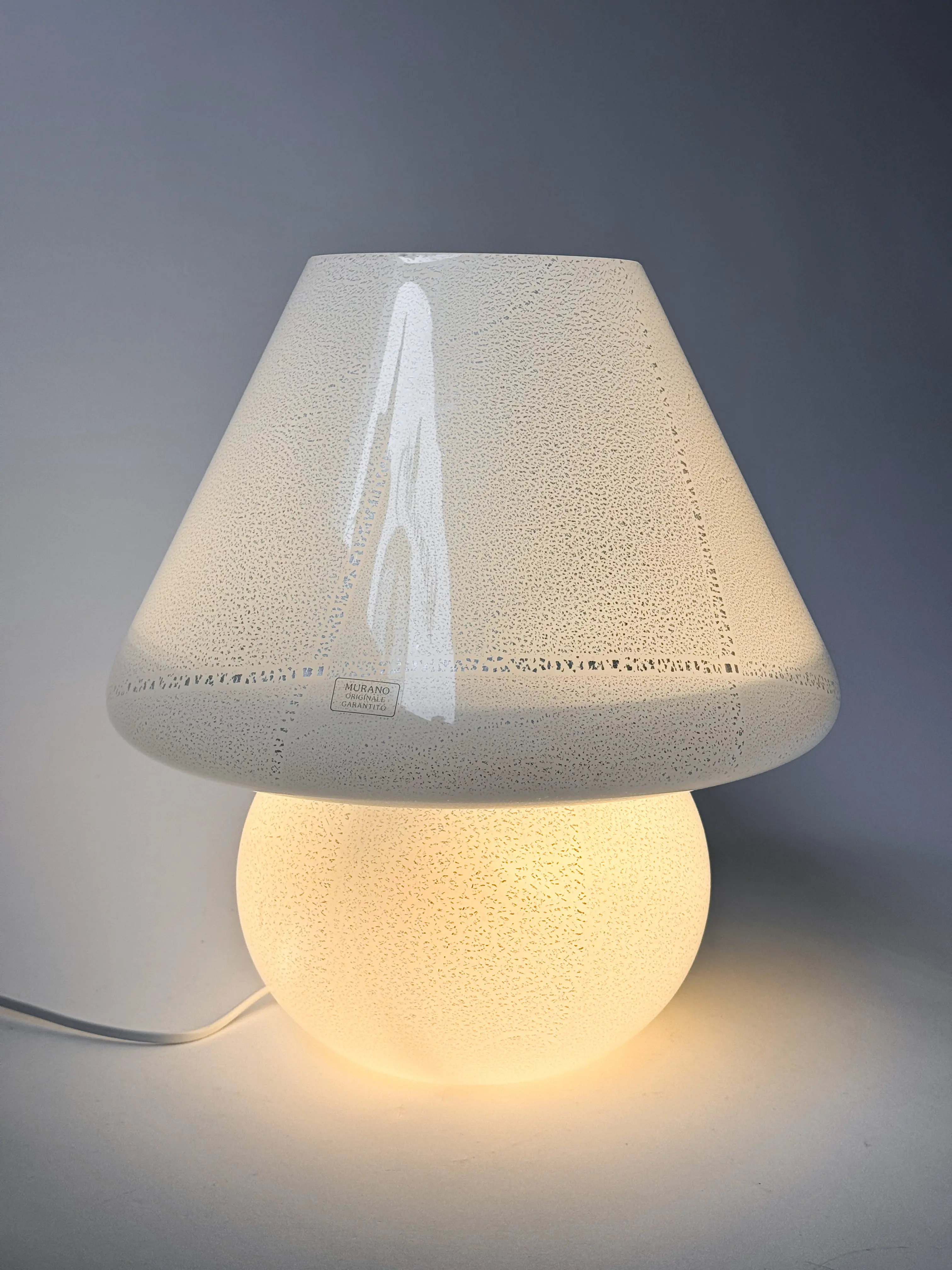 murano valaisin lamppu sienilamppu mushroom