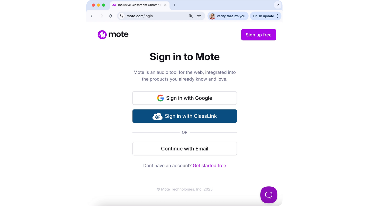 motePlatform screenshot 2