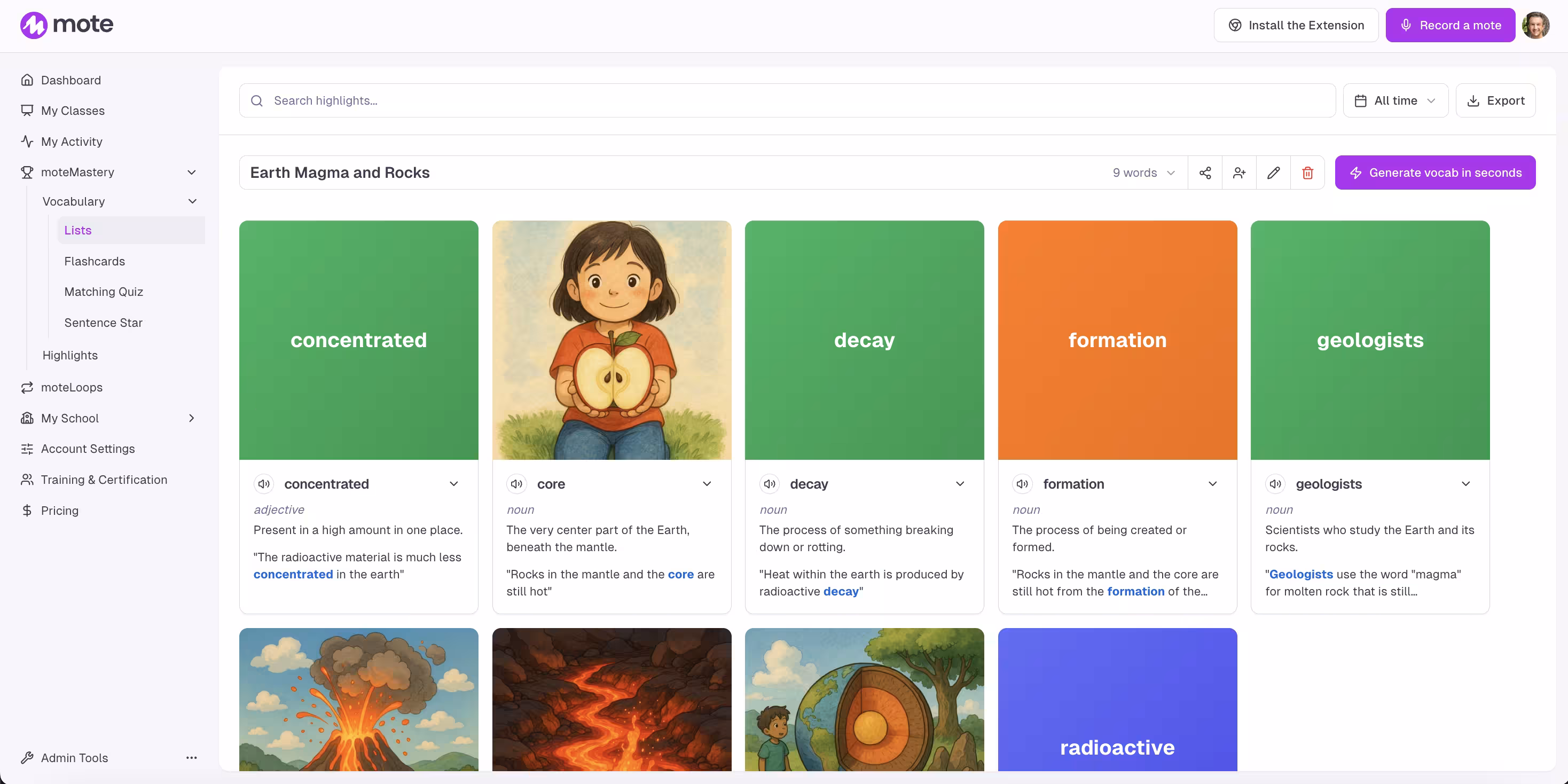 moteMastery screenshot