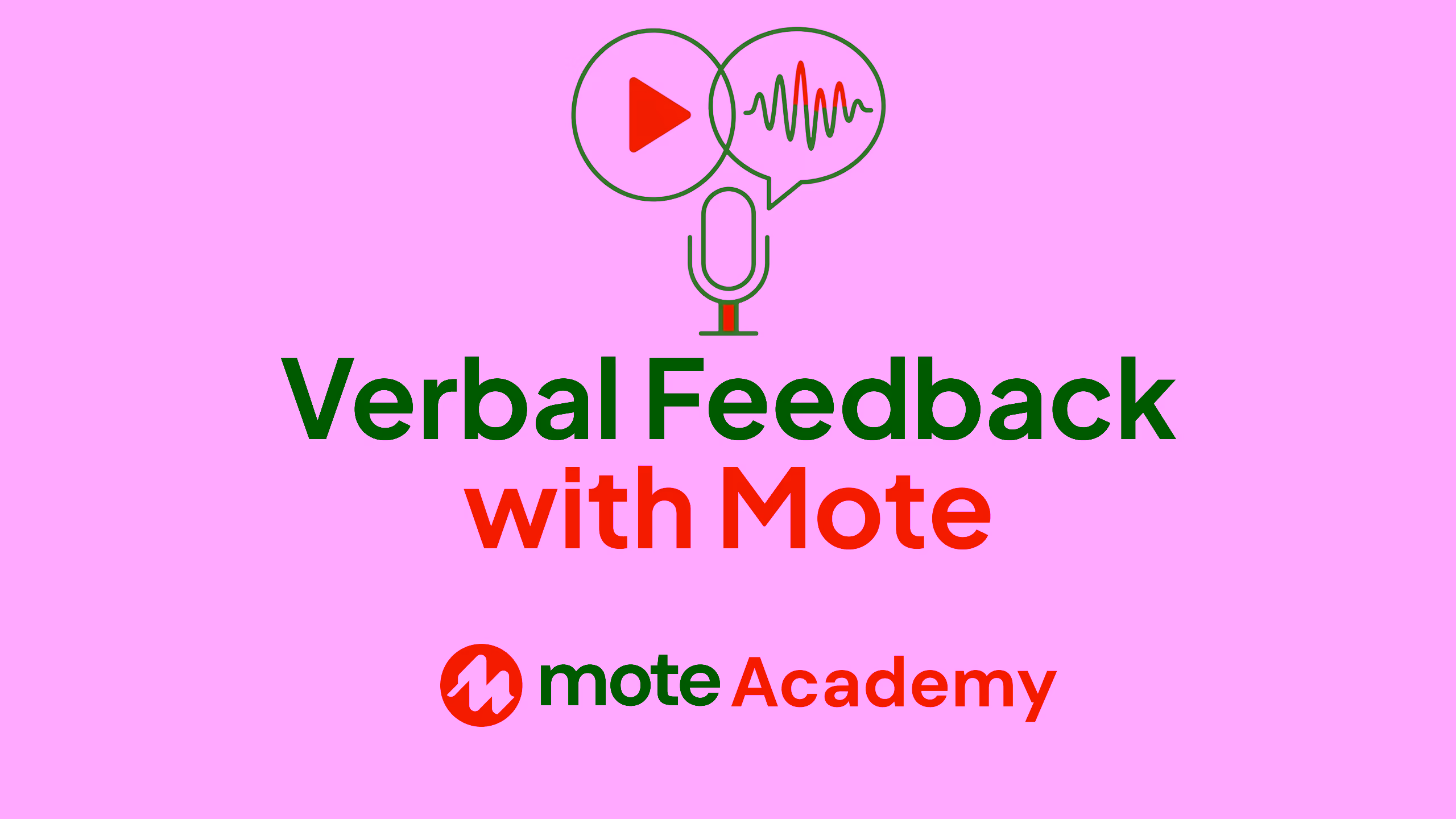 Verbal Feedback with Mote