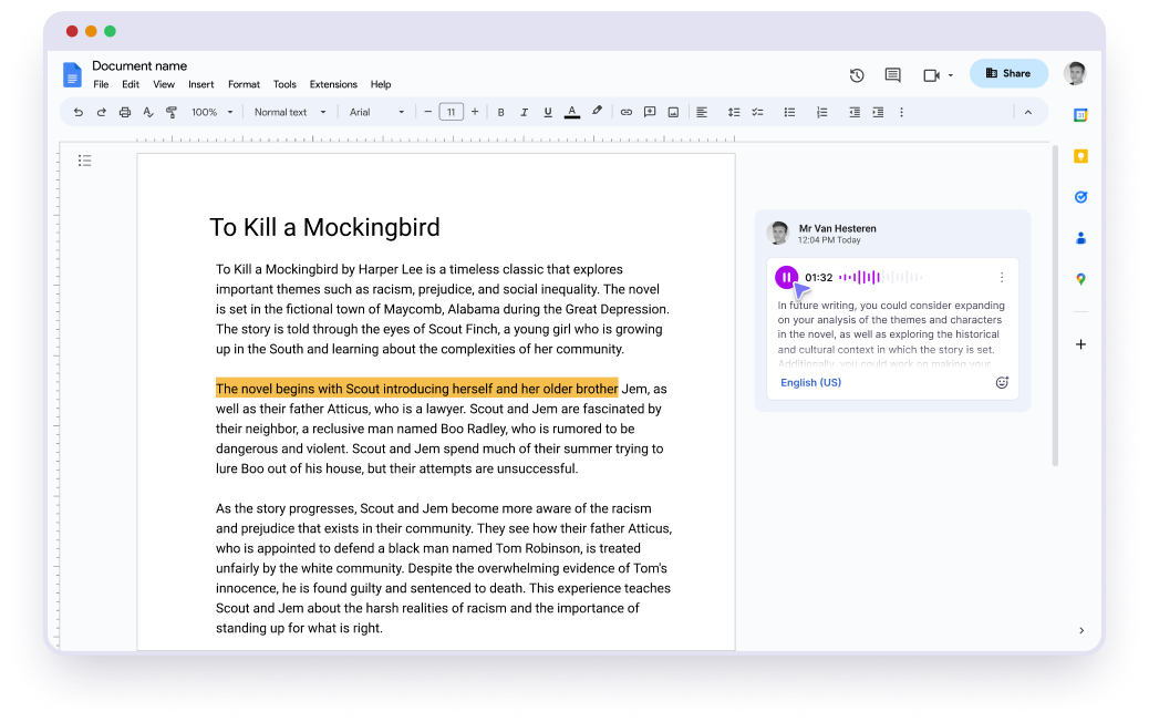 Product demonstration for Voice Messaging.
