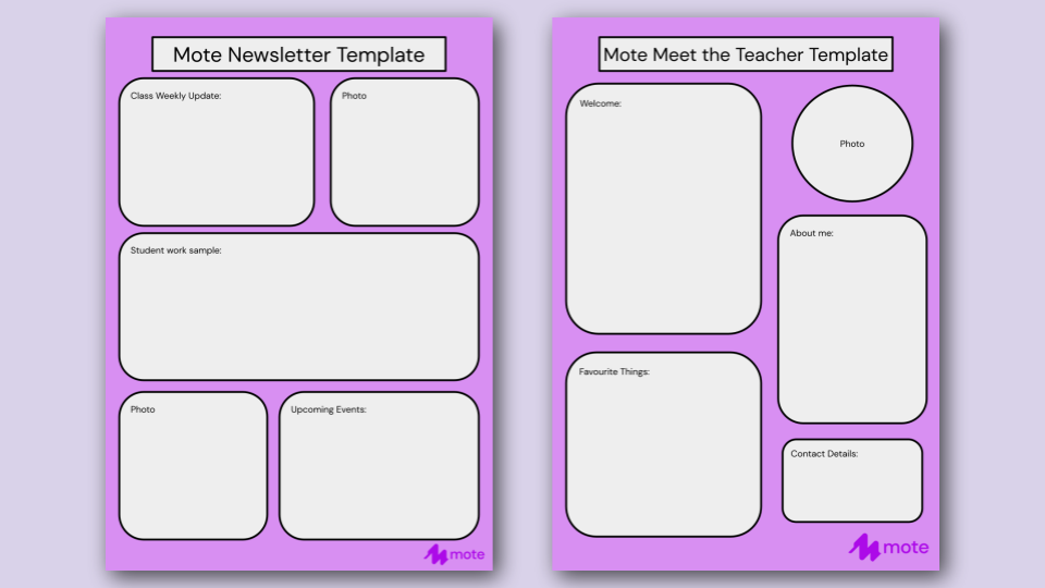 Newsletter / Meet the teacher.