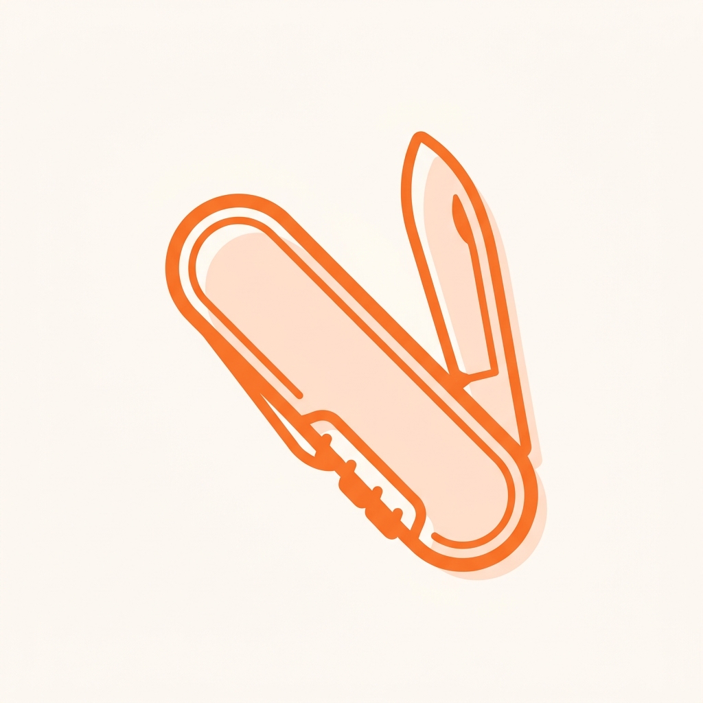 Coral concept illustration of a multi-tool representing text-to-speech bundled with Screen Mask, Highlighter, and Dictionary