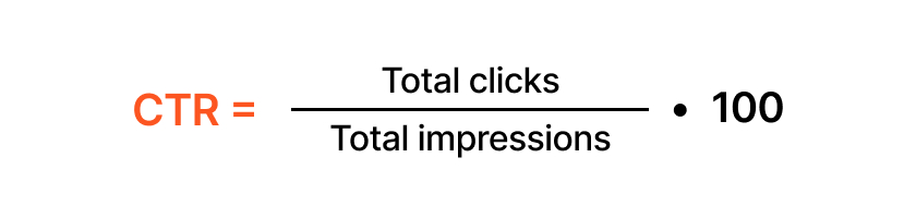 CTR formula