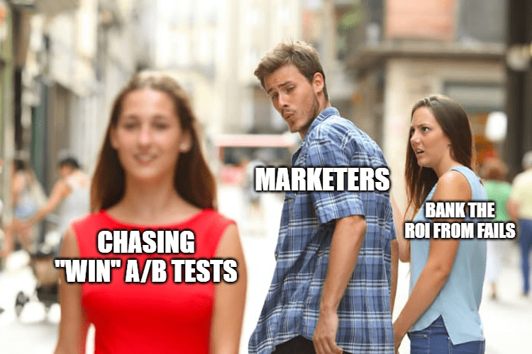 A/B test meme