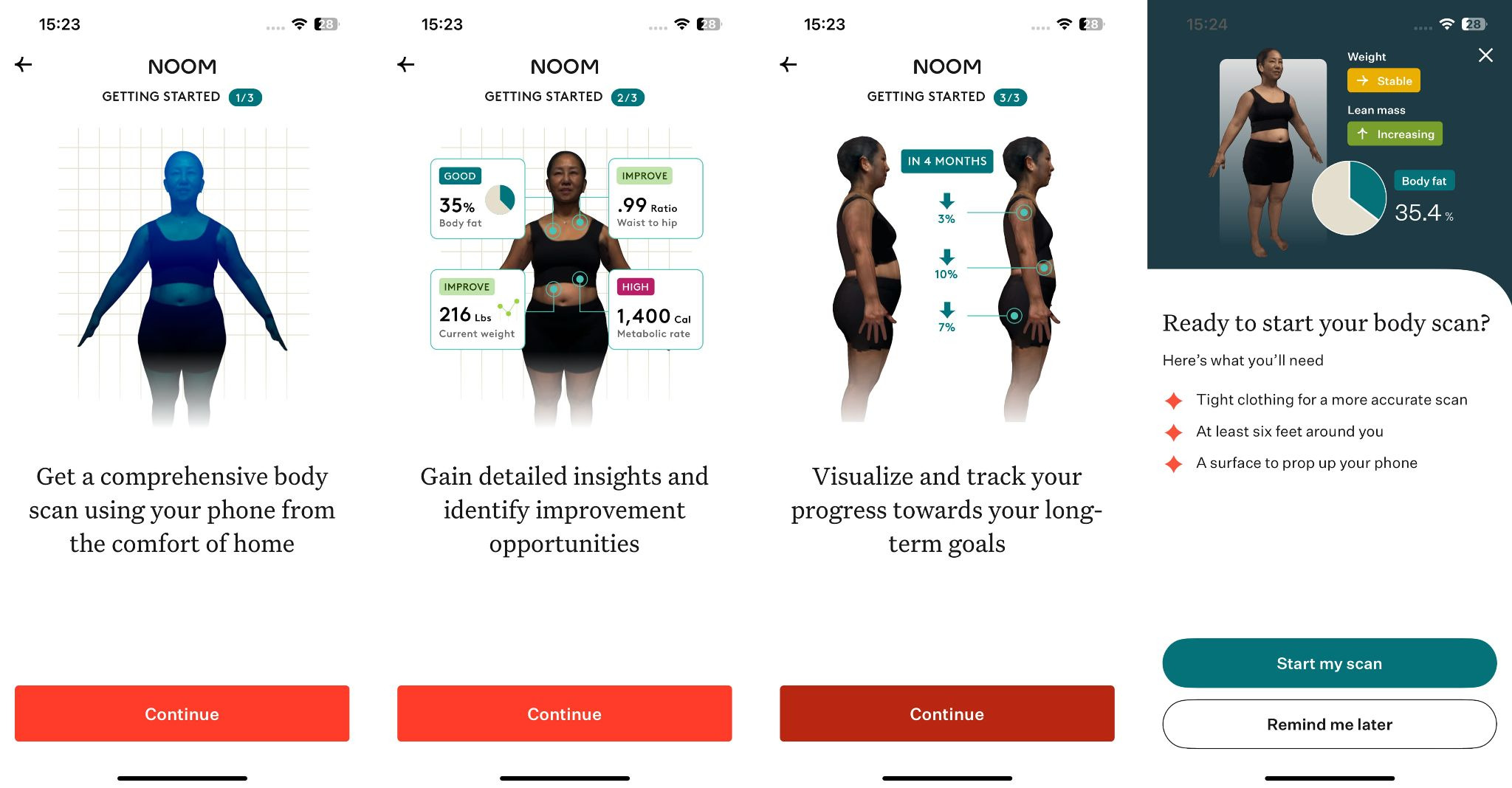 Personalization in mobile app example