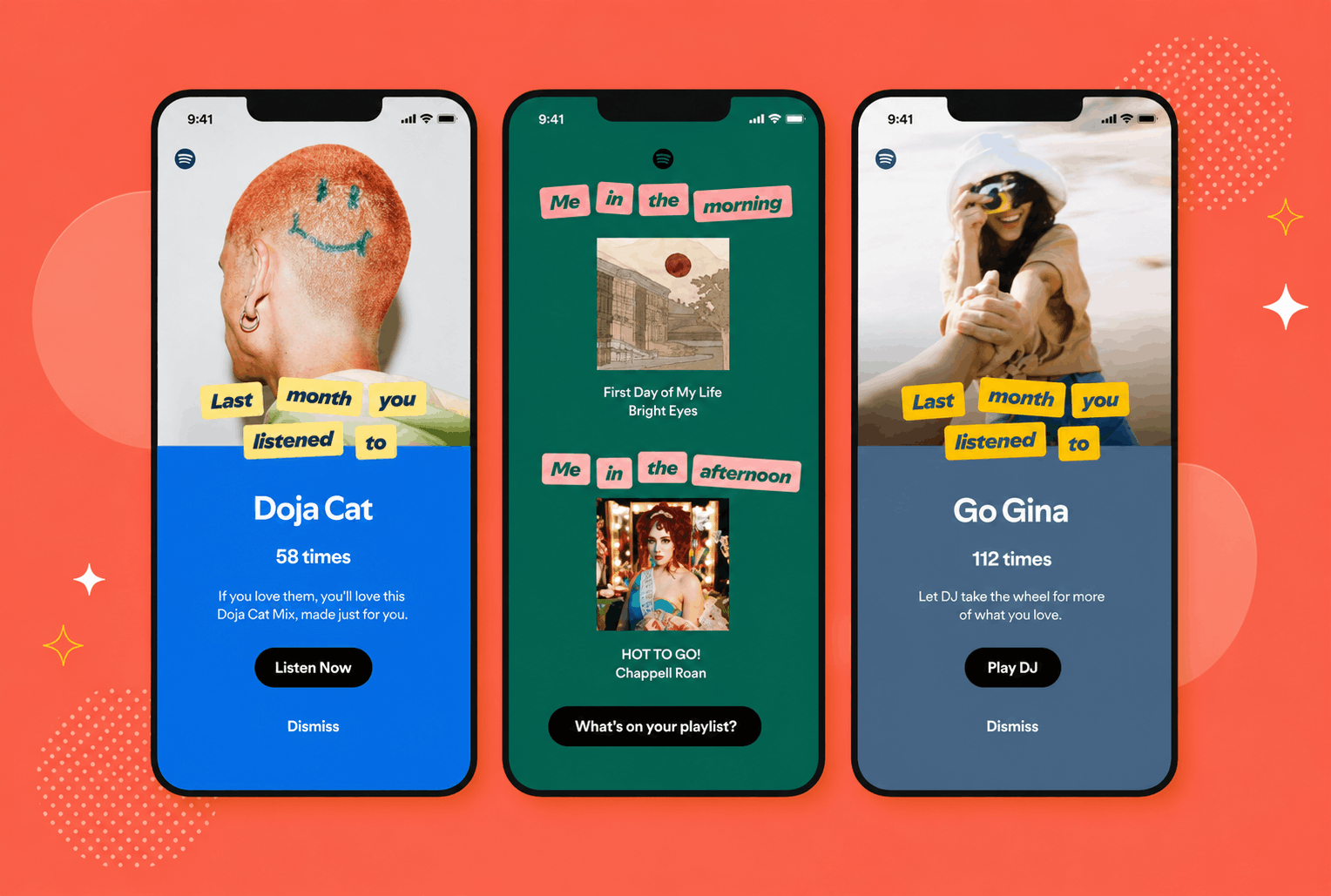 Personalized recommendation examples