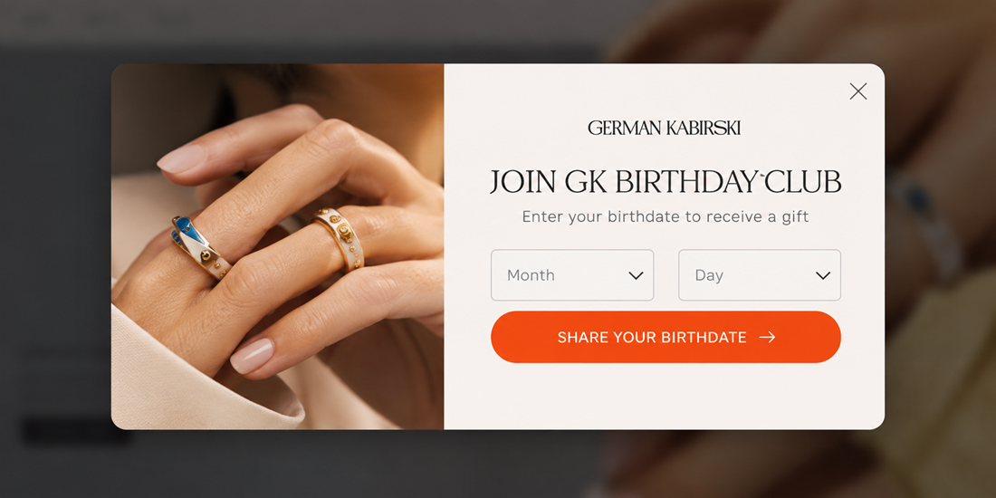 German Kabirski Collects Customer Data Example